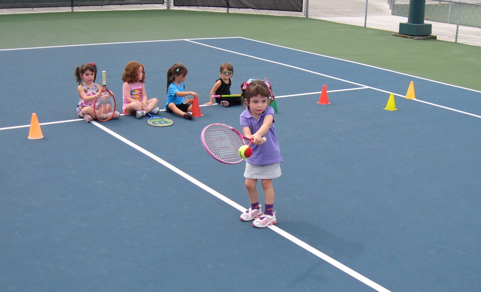tenis niños ecuela de pala y raqueta
